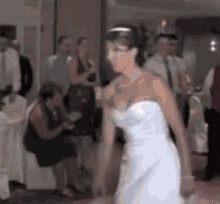 Bridesmaid Knocked Out By Bouquet GIF