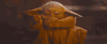 The Mandalorian Baby Yoda GIF - The Mandalorian Baby Yoda Explode GIFs