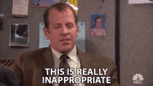This Is Really Inappropriate Toby Flenderson GIF - This Is Really Inappropriate Toby Flenderson Paul Lieberstein GIFs