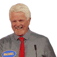 Laughing Michael Sticker - Laughing Michael Family Feud Canada Stickers