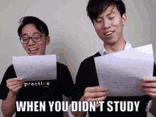 When You Didnt Study Eddy Chen GIF