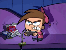 the fairly odd parents timmy video game pissed mad