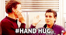 #handhug GIF - Scott Disick Bruce Jenner Hand Hug GIFs