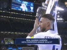 Real Madrid Campeon Champions League 2016/2017 GIF - Real Madrid Campeon La Champions Champions League GIFs