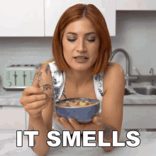 It Smells So Good Candice Hutchings GIF - It Smells So Good Candice Hutchings Edgy Veg GIFs