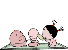 Chilling Family Sticker - Chilling Family Baby Stickers