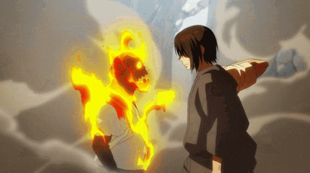 Why all badass fire user always die first in the anime - 9GAG