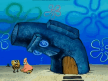 Casa De Calamardo Spongebob GIF - Casa De Calamardo Spongebob Patrick Star GIFs