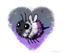 Bee Abelha GIF - Bee Abelha Purple GIFs