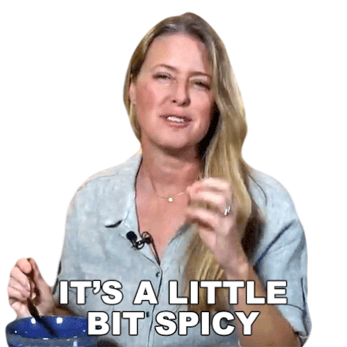 Its A Little Bit Spicy Jill Dalton Sticker - Its A Little Bit Spicy Jill Dalton The Whole Food Plant Based Cooking Show Stickers