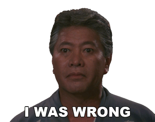 I Was Wrong Sato Sticker - I Was Wrong Sato The Karate Kid Part Ii Stickers