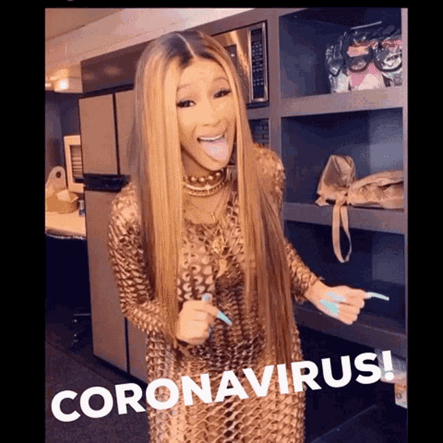 Cardi B Coronavirus GIF - Cardi B Coronavirus GIFs
