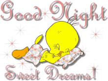 Tweety Goodnight GIF - Tweety Goodnight Sweet Dreams GIFs
