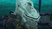 a robot with the number 25 on it 's chest