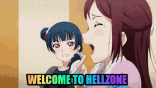 Welcome To Hell Zone Love Live Sunshine GIF