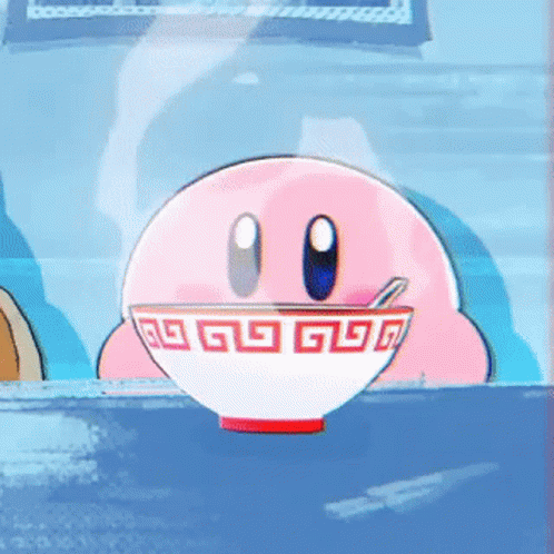 Kirby Soup GIF - Kirby Soup Hot - Discover & Share GIFs