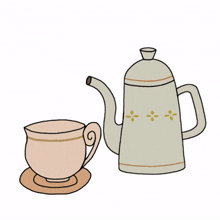 teacups tea set macchiato iced coffee teacup