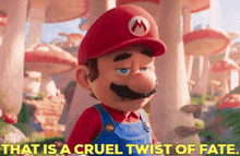 mario movie twist of fate mario that is a cruel twist of fate turn of events