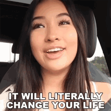 It Will Literally Change Your Life Caroline Manning GIF - It Will Literally Change Your Life Caroline Manning It Will Make An Impact On Your Life GIFs