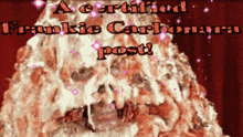 a certified frankie carbonara post with a picture of a person