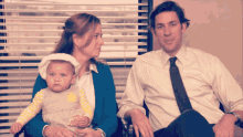 Jim And Pam Cute Family GIF - Jim And Pam Cute Family Cute Baby GIFs