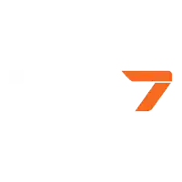 a white background with a orange arrow pointing to the right
