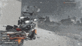 a screenshot of a video game that says ' rage flag of super earth '