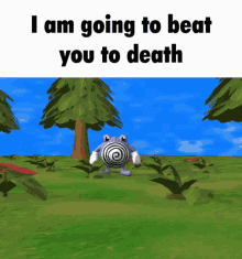 i am going to beat you to death polywhirl meme run pokemon