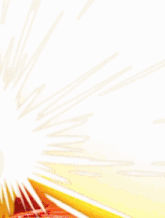 a cartoon drawing of a person shooting a light