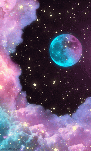 Moon Cloud GIF - Moon Cloud Pastel - Discover & Share GIFs