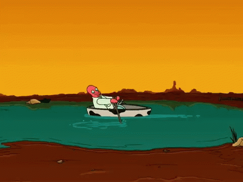 Futurama Zoidberg GIF - Futurama Zoidberg Boat - Descubre y comparte GIF