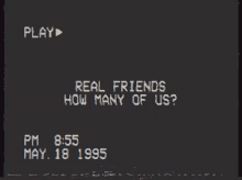Play Real Friends GIF - Play Real Friends How Many Of Us GIFs