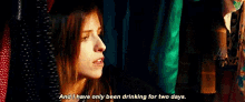 Anna Kendrick Drinking GIF - Anna Kendrick Drinking Sad GIFs