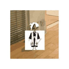 Toshiro Cat Outfit GIF