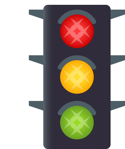 Vertical Traffic Light Travel Sticker - Vertical Traffic Light Travel Joypixels Stickers