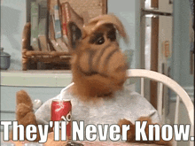 Alf Theyll Never Know GIF - Alf Theyll Never Know They Will Never Know GIFs