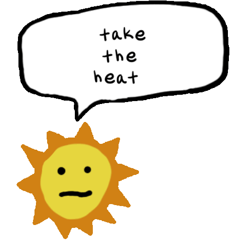 Taketheheat Hotsun Sticker - Taketheheat Heat Hotsun Stickers