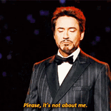 Rdj Robert Downey Jr GIF - Rdj Robert Downey Jr Not About Me GIFs