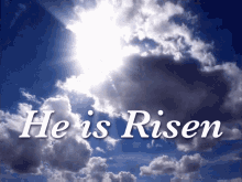 he is resin jesus christ resurrection catholic sky