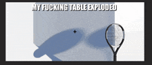 Table Die GIF - Table Die Explosion GIFs
