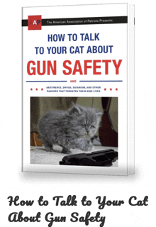 Cat Book GIF - Cat Book Gun GIFs