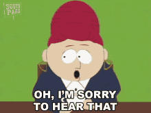 Oh Im Sorry To Hear That Sheila Broflovski GIF - Oh Im Sorry To Hear That Sheila Broflovski South Park GIFs