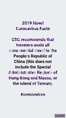 Cdc Coronavirus GIF - Cdc Coronavirus Facts GIFs
