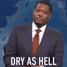 Dry As Hell Michael Che GIF - Dry As Hell Michael Che Saturday Night Live GIFs