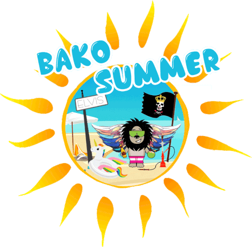 Bako Summer Sticker - Bako Summer Bako Summer Stickers