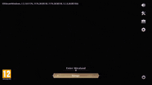 a screenshot of a video game that says enter miraland