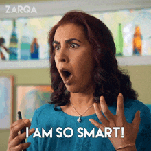 I Am So Smart Zarqa GIF - I Am So Smart Zarqa I'M A Genius GIFs