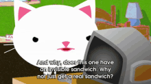 catface sandwich invisiblesandwich