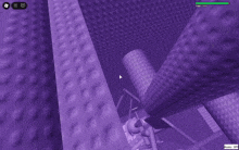 a screenshot of a video game with a purple background and a score of 100/100
