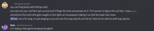 a screenshot of a discord conversation between two people